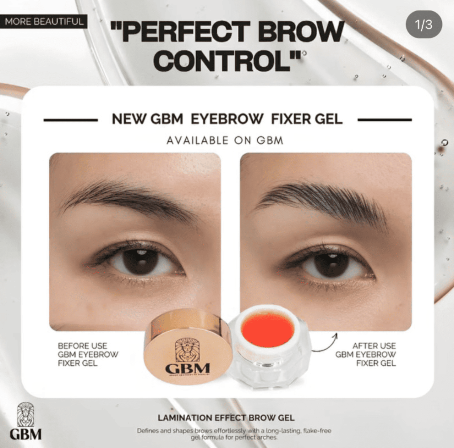 GBM EYEBROW Fixer Gel /جال مثبت الحواجب